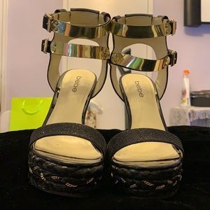 Bebe sparkly sandals